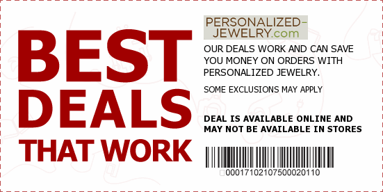 Personalized Jewelry Coupons