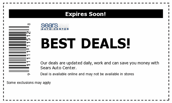 Sears Auto Center Deals