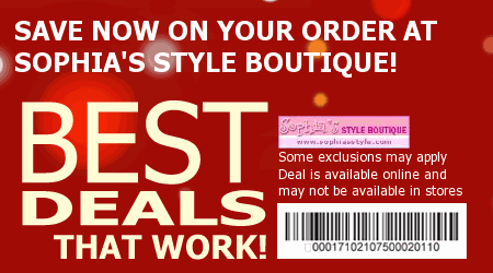 Sophia's Style Boutique Coupon Code