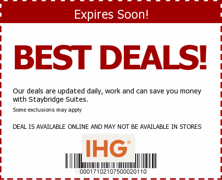 Staybridge Suites Promo Code