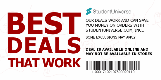 Student Universe Coupons