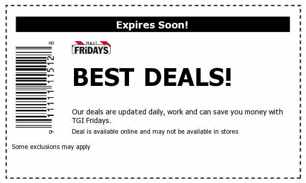 TGI Fridays Deals