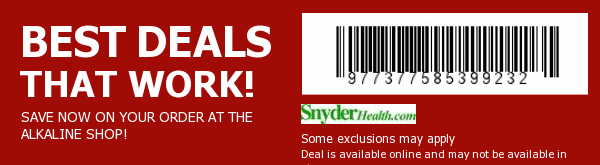 The Alkaline Shop Coupon