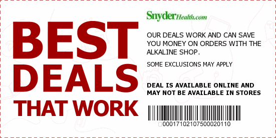 The Alkaline Shop Coupons