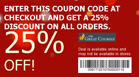 The Great Courses Coupon Code