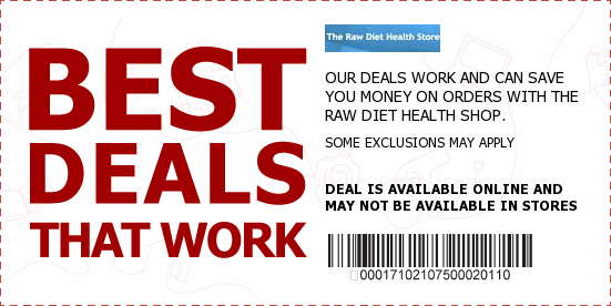 The Raw Diet Health Shop Coupons