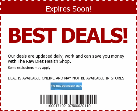 The Raw Diet Health Shop Promo Code