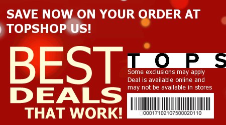 TopShop Coupon Code