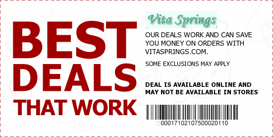 VitaSprings Coupons