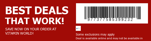 Vitamin World Coupon