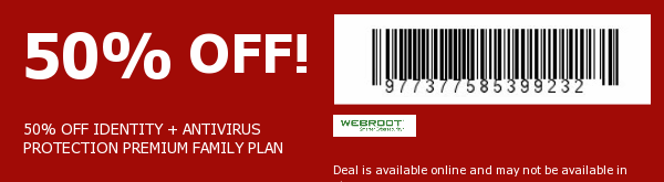 Webroot Coupon