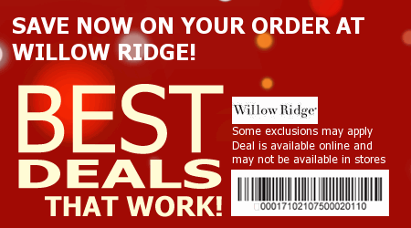 Willow Ridge Coupon Code