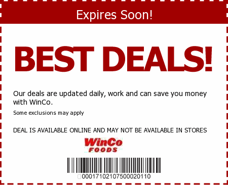 WinCo Promo Code