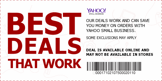 Yahoo Web Hosting Coupons