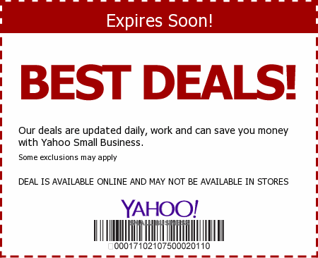 Yahoo Web Hosting Promo Code