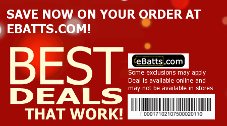 eBatts Coupon Code