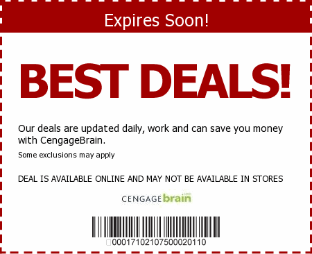 CengageBrain Promo Code
