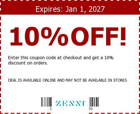 Zennioptical.com Promo Code